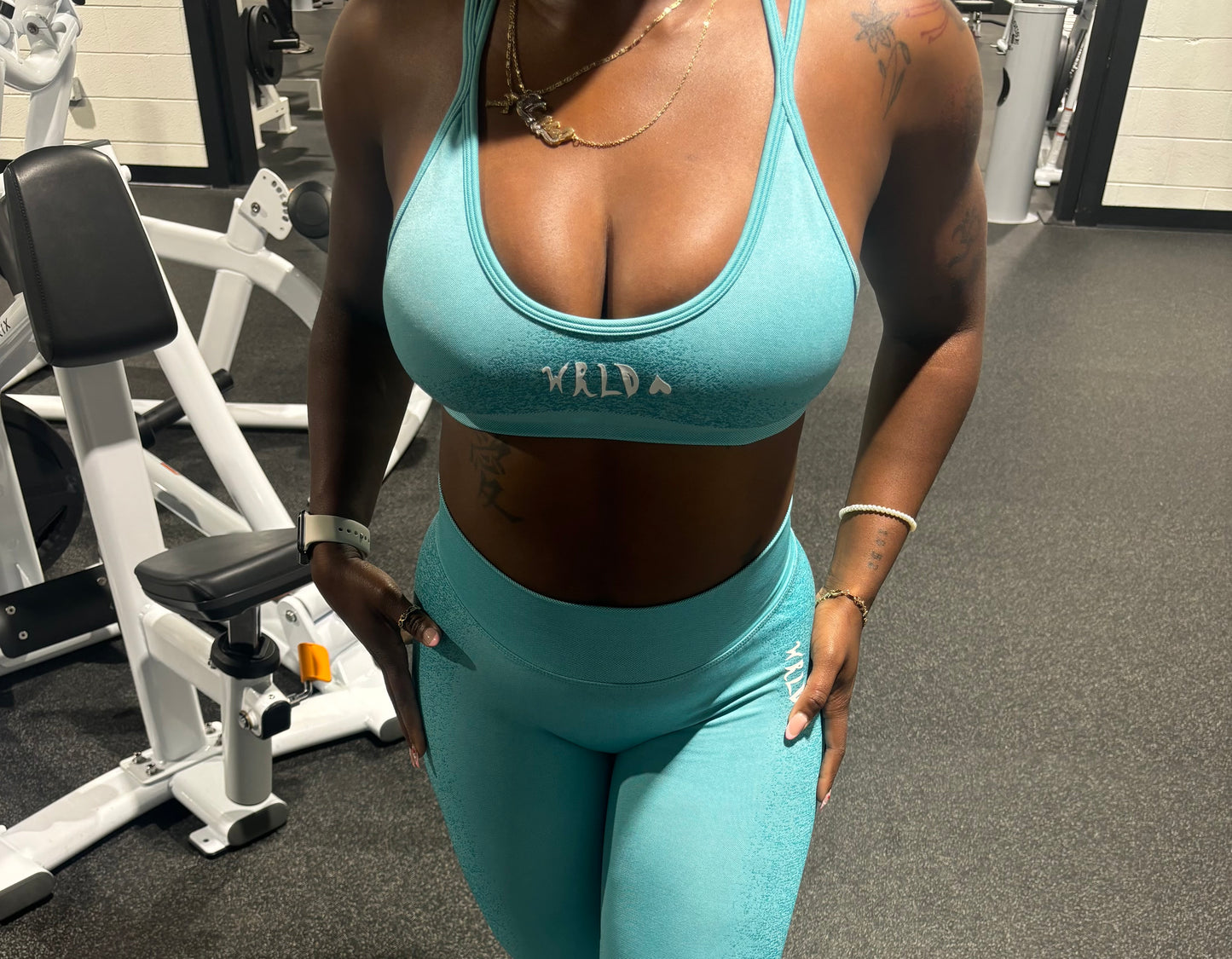 CELESTE Cross-Back Sports Bra
