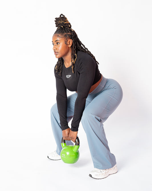 BLUE KYANITE Flarred Leggings